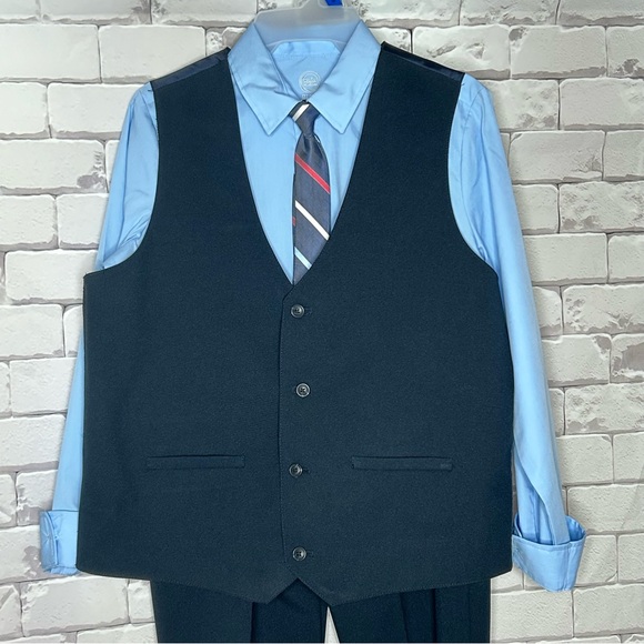 Wonder Nation Boys 4-Piece Blue Suit Size XXL (18) - Picture 2 of 9